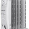 Radiateurs électriques Truffaut Aigostar Oil Filled Radiator Pangpang 33IEJ 11 Fins 2300W White