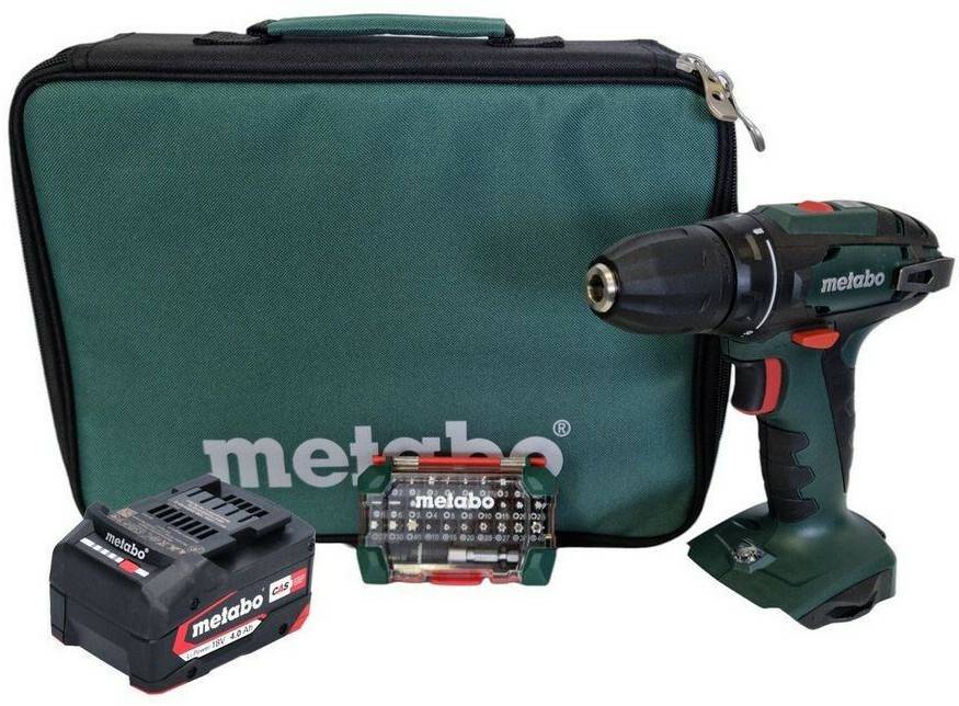 Truffaut Metabo BS 181x 4,0 Ah + Bitbox + bag Perceuses & visseuses sans fil