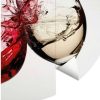 Truffaut Wall-Art Round Wine Glasses Wallpaper Mural140 cm (FTR-89511) Papiers peints