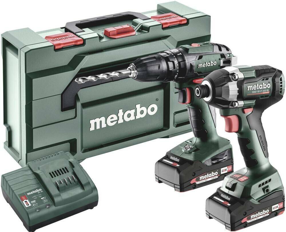 Packs outillage électroportatif Truffaut Metabo Combo-Set SB 18 + SSD 18 LT 200 BL (685197000)