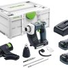 Perceuses & visseuses sans fil Truffaut Festool DWC 18-2500 Li2x 3,1 Ah Batteries + charger