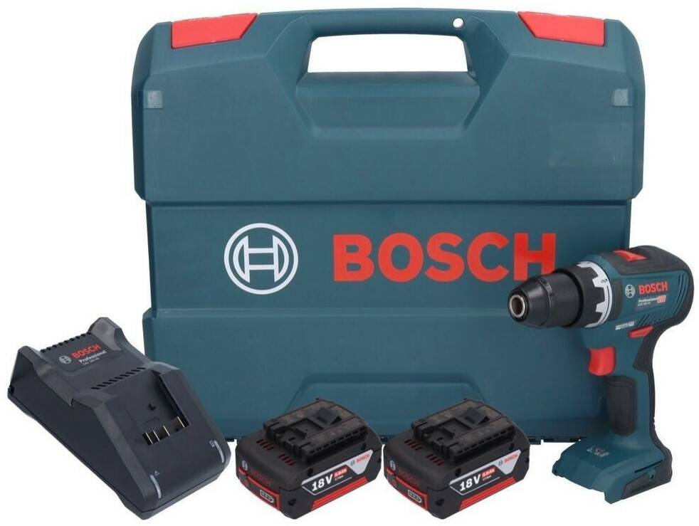 Truffaut Bosch GSR 18V-55 Professional2x 5,0 Ah + charger + L-Case Perceuses & visseuses sans fil