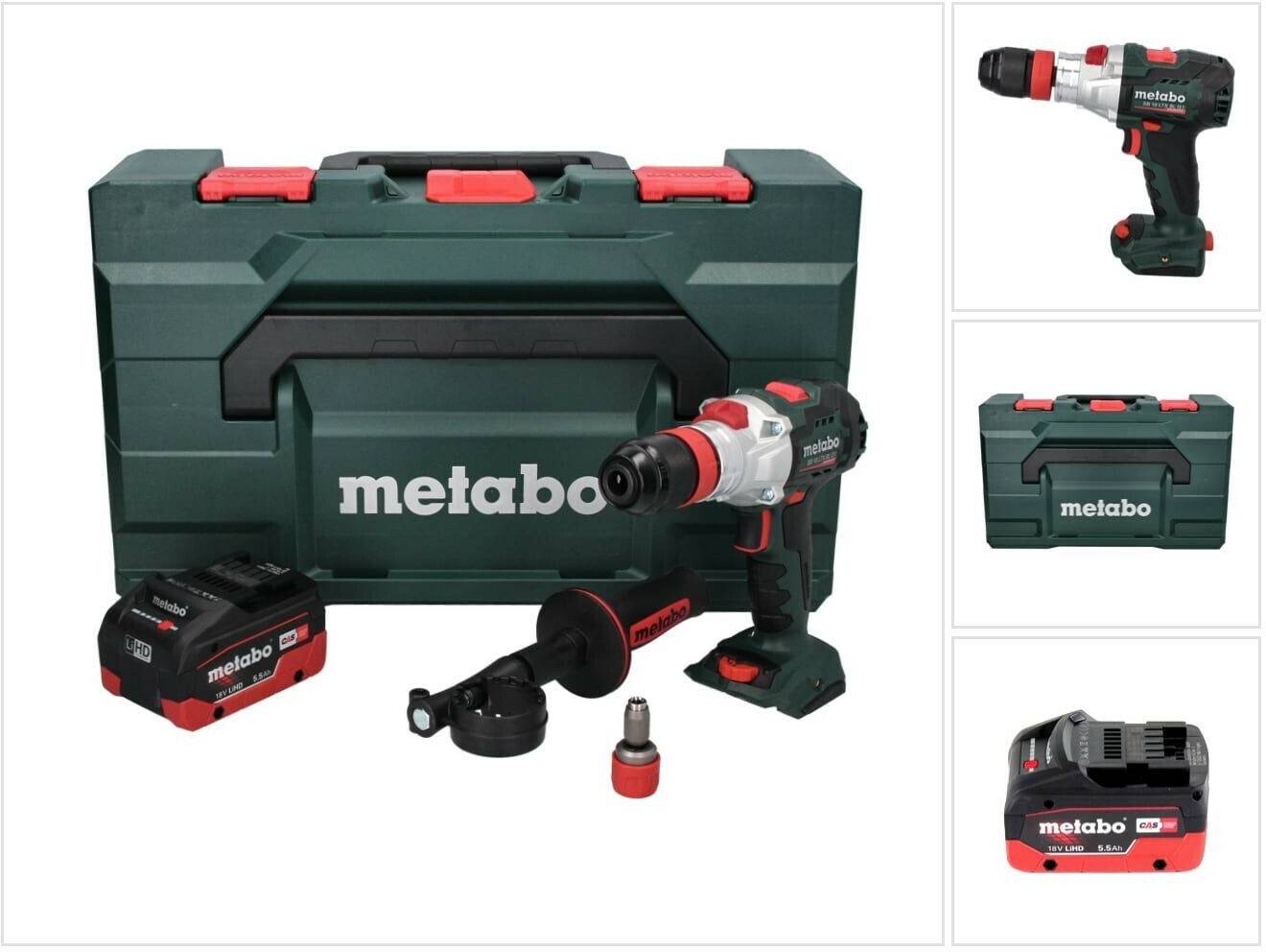 Truffaut Metabo SB 18 LTXLTX-3 BL Q I (1x 5,5 Ah + metaBOX) Perceuses & visseuses sans fil