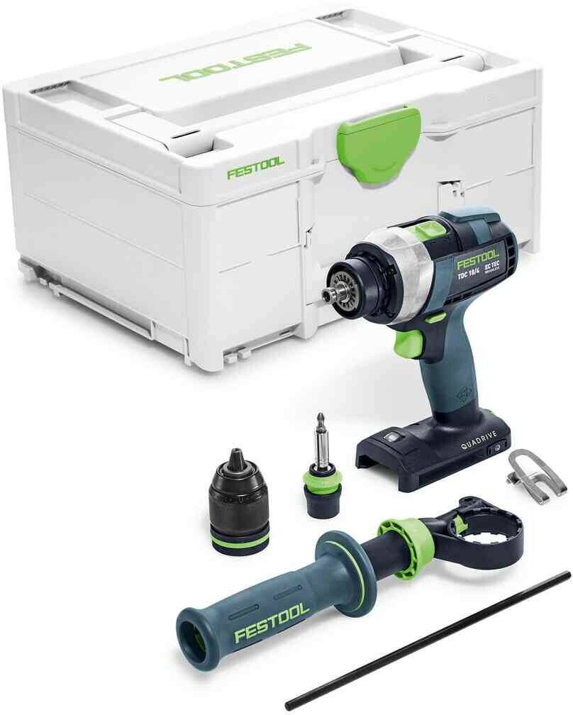 Truffaut Festool Quadrive TDC 18/4I-Basic (575601) Perceuses & visseuses sans fil