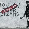 Truffaut Artgeist Dreams Cancelled (Banksy) 400x280 cm Papiers peints