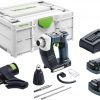 Perceuses & visseuses sans fil Truffaut Festool DWC 18-4500HPC 2x 4,0 Ah Batteries + charger