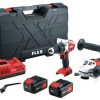 Truffaut Flex-Tools Akku-Combo-Kit (PD 2G 18.0-EC FS55 + L 125 18.0-EC) Packs outillage électroportatif